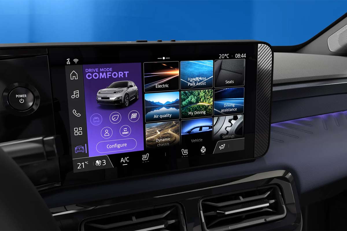 zu sehen: NIssan Micra infotaiment