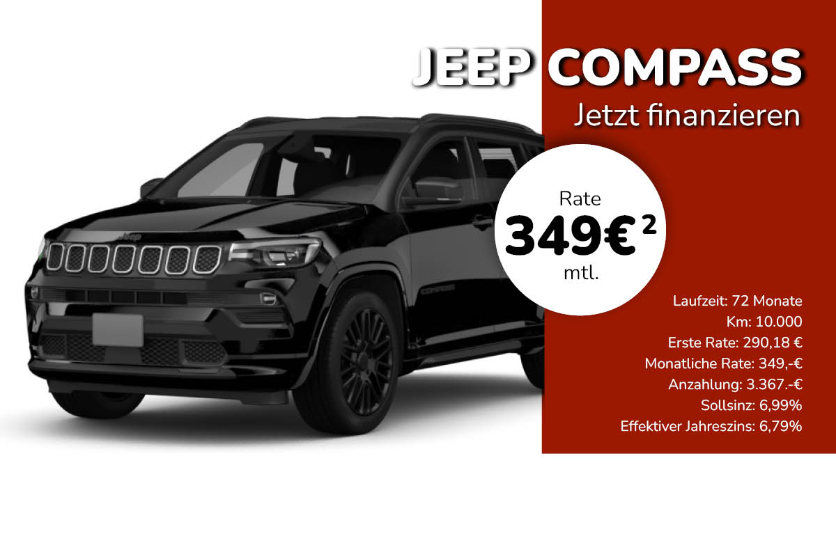 Finanzieren Sie jetzt Ihren Jeep Compass