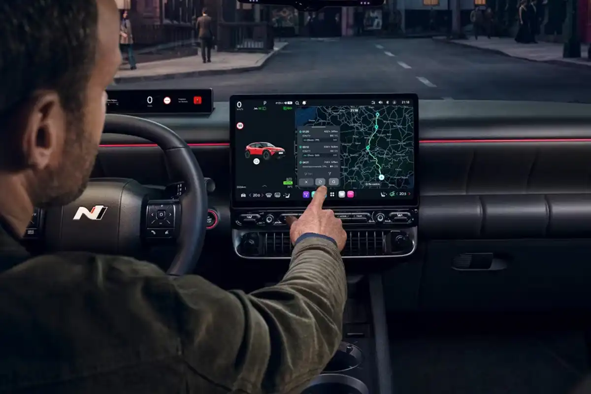 zu sehen: Hyundai Ioniq 3 Infotainment