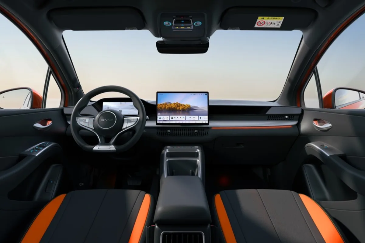 Bild zeigt interieur von BYD Dolphin G