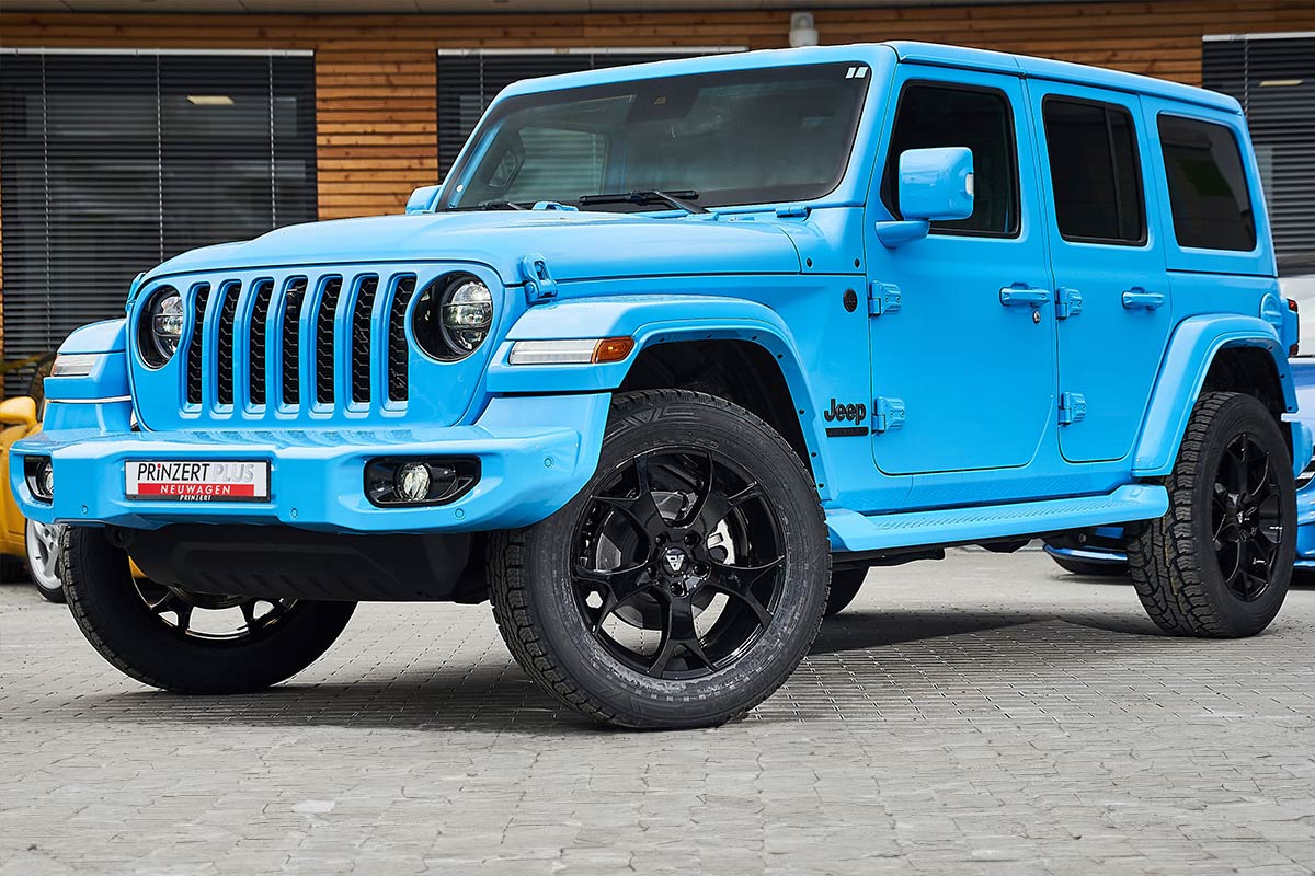 Jeep Exclusiv blau