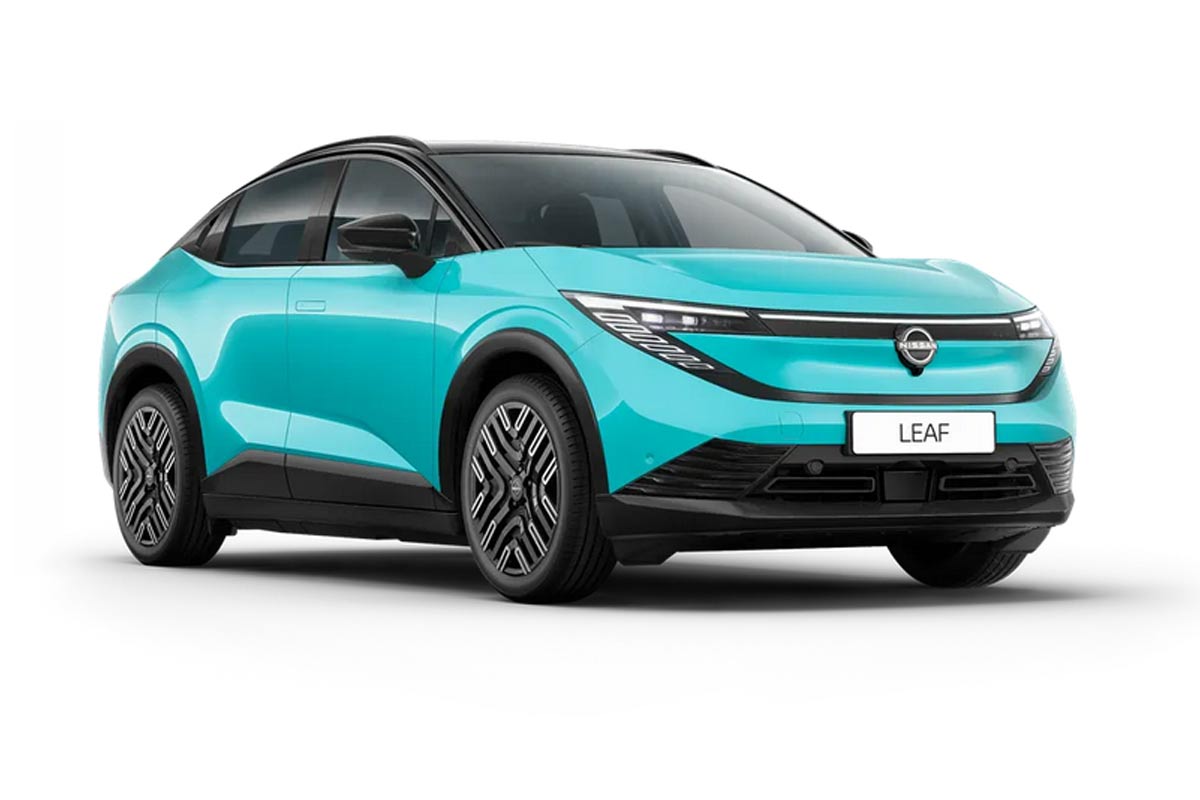 zu sehen: Nissan Leaf von Vorne